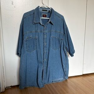 Vintage Wrangler Button Down Denim Shirt